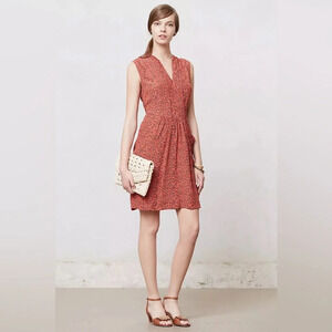 LIL by ANTHROPOLOGIE‎ NWOT First Blush Dress in Coral Cora